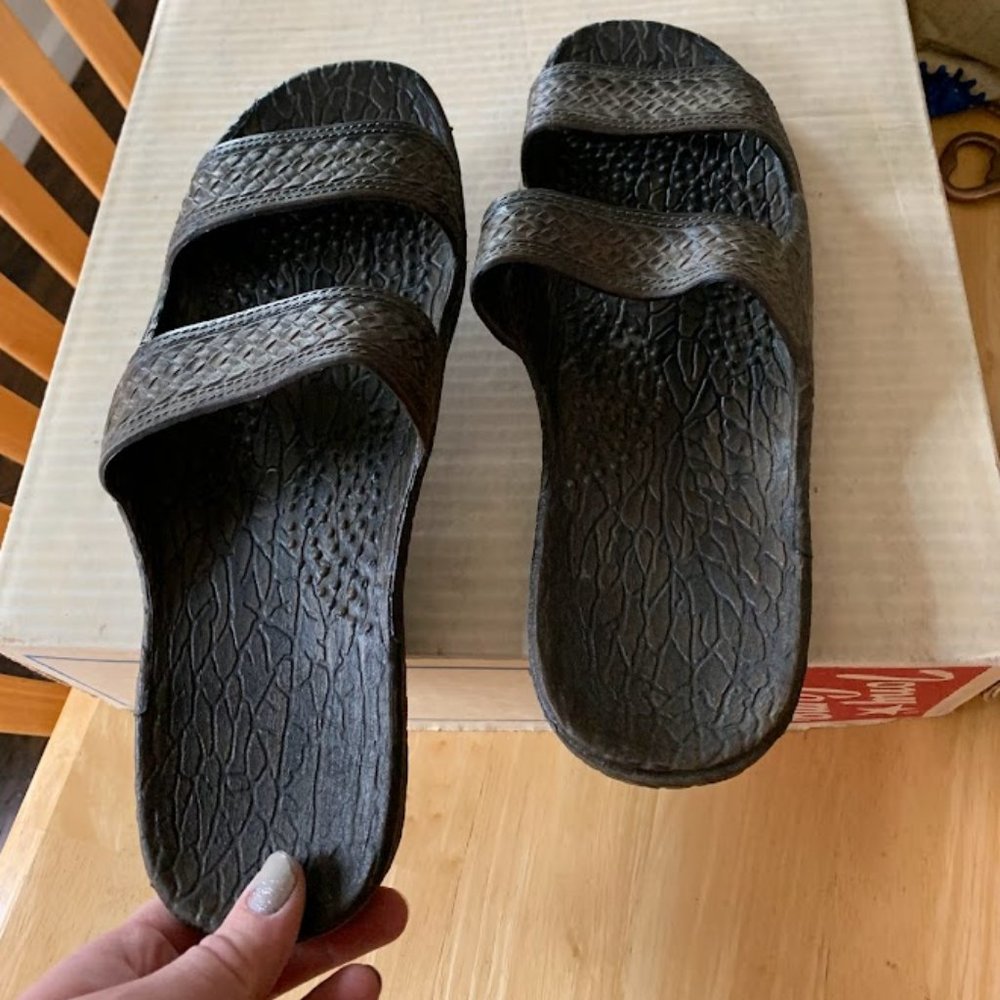 Hawaiian Pali Mens Sandals Black